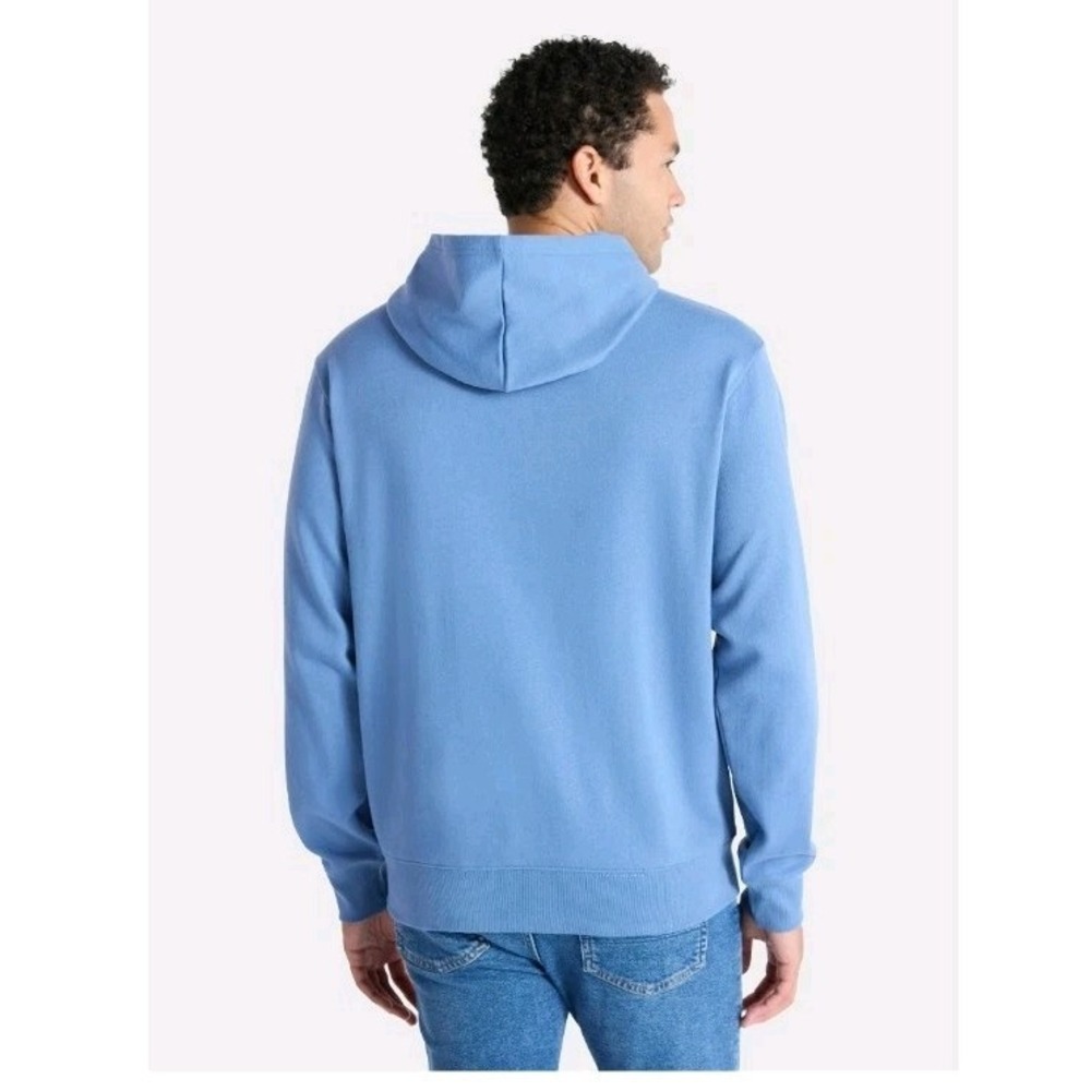 Bluey Mens Hoodie XL Blue Unisex Sweatshirt Kangaroo Pocket Mad Engine NEW - Picture 4 of 10